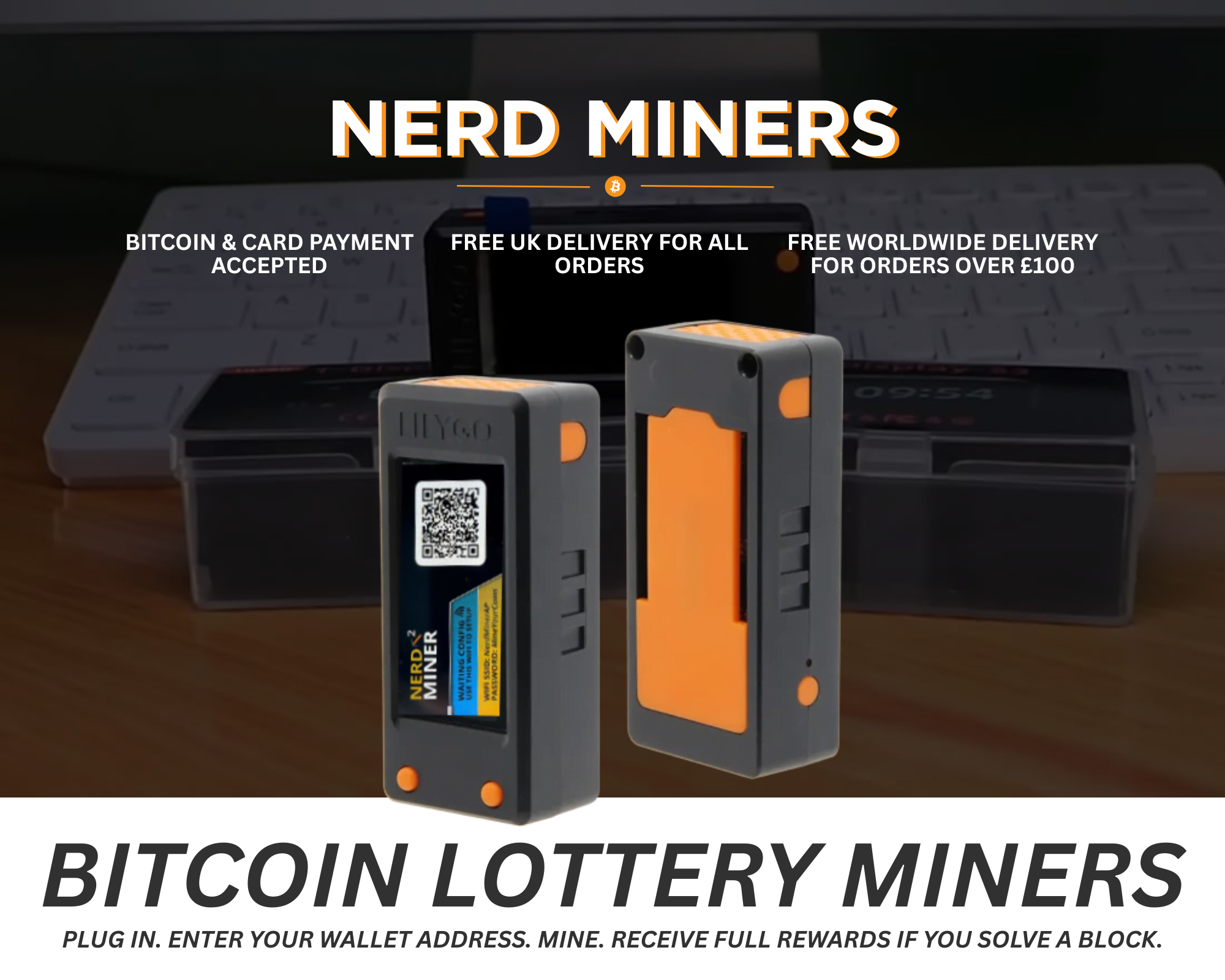 Nerd Miners | Bitcoin Lottery Miners